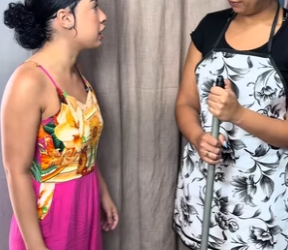 Funcionária tinha vergonha da mãe faxineira aprende uma grande liç part2