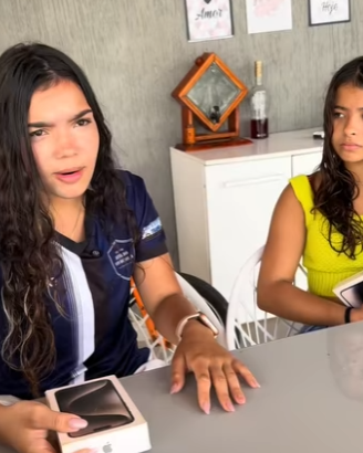 Pai resolvi fazer um teste com suas duas filhas part2