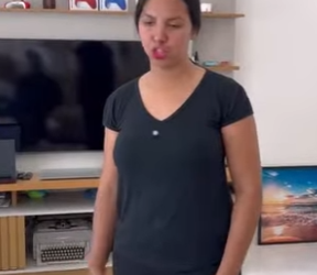 Olha o que essa filha conseguiu fazer na casa da mãe part2