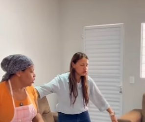 D1300008 Funcionária descuti com sua patroa e não aceita pegar as coisas que ela jogou part1