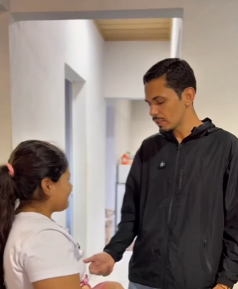 D1300001 Tim viu tudo que sua filha mentiu em acusar a Adriana de ter apertado o braço dela part2