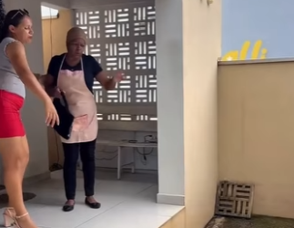 D1300004 Jogou o colchão fora da casa para funcionária dormir part2