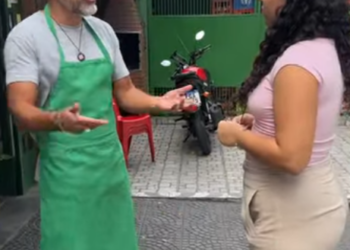 D1800007 Garçom retirou prato da cliente antes dela terminar de come part2